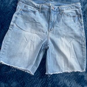 Seven7 Light Blue Jean Shorts